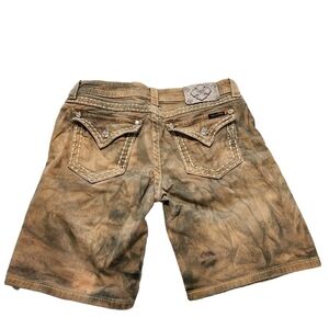 *Rare* Miss Me Acid Wash Women's Boyfriend Contrast Shorts, sz 29
